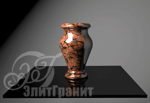 Ваза из гранита Baltic Green - купить в Минске